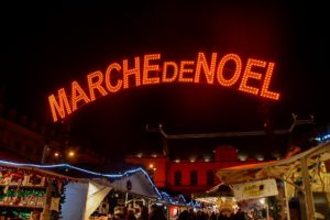 Weihnachten in der Bretagne : Hier der Weihnachtsmarkt i Rennes